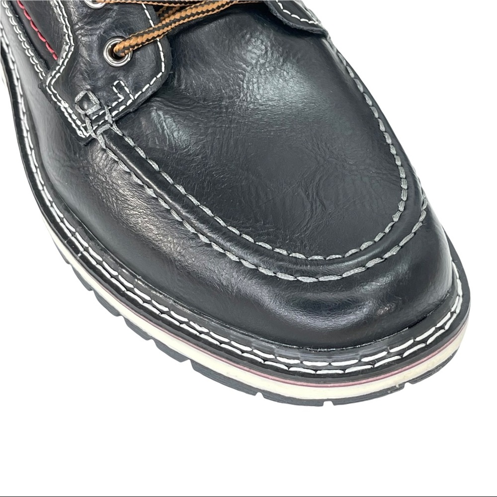 XRAY Black Faux Leather Cushioned Mens Ankle Boots - Picture 9 of 12